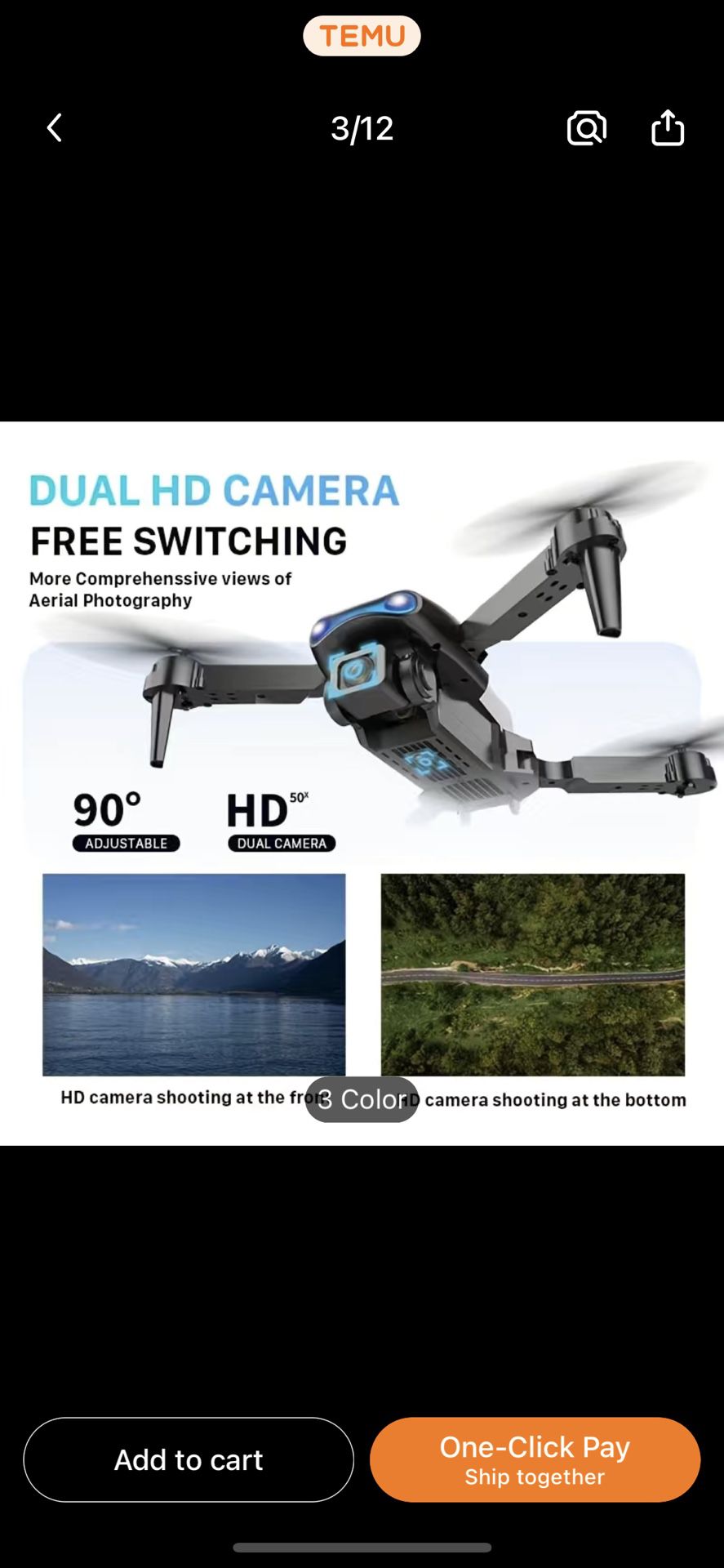 E99 Pro Drone With HD Camera