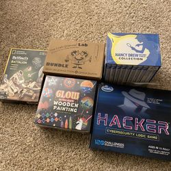 Unused Games and Books for Kids