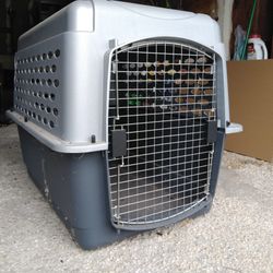 XL Dog Crate, Pet Crate For Travel - Airline Approved