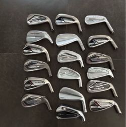 Golf Mixed Iron Heads Lot – Cobra, Titleist, Wilson