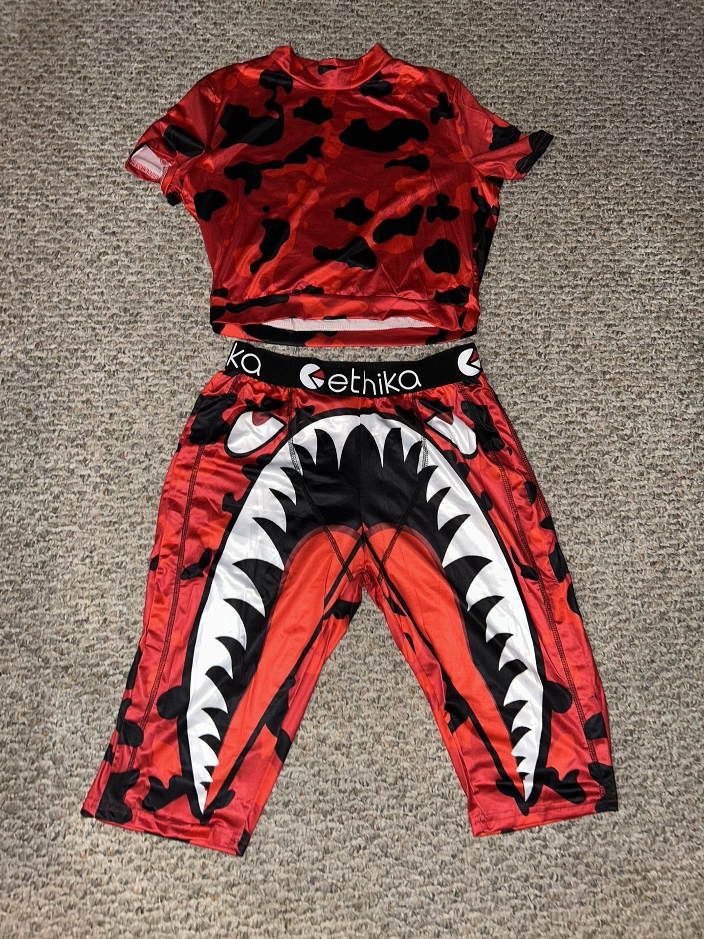 Red Ethika body suit