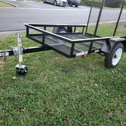 UTILITY TRAILER WITH RAMP 4X6 