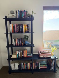 Refurbished Solid Wood Bookshelf Set