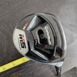 Used Taylormade M5 3w fairway wood-65g stiff shaft-plays 43"