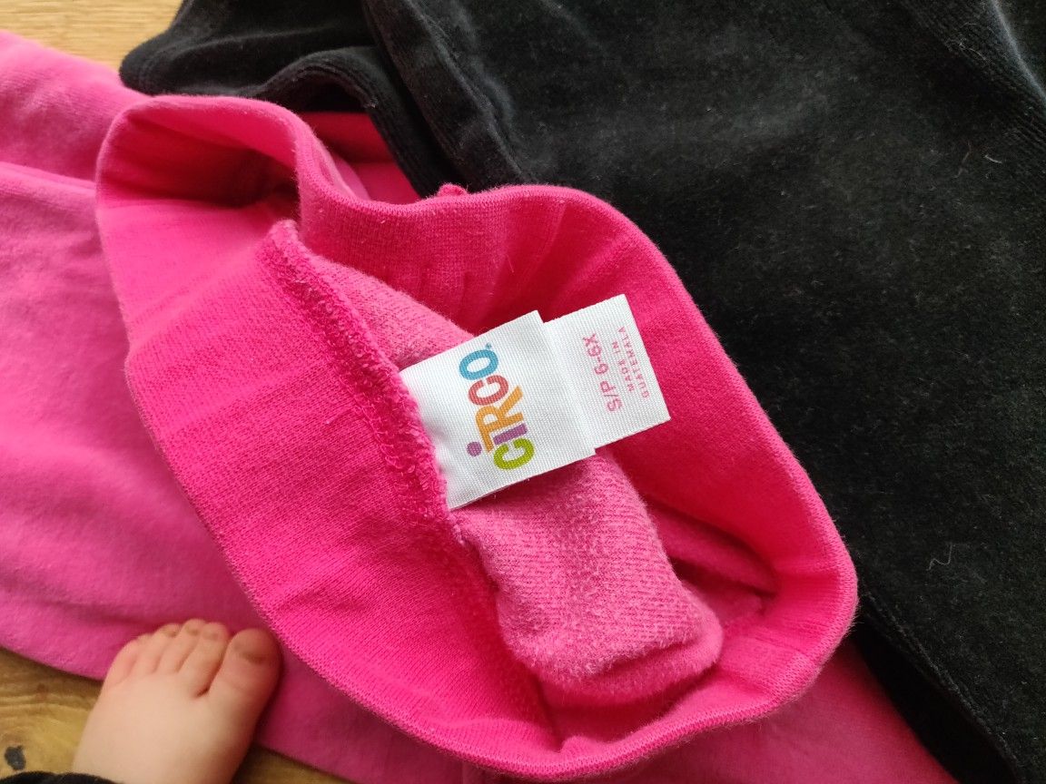 Girls Sweatpants Pink And Black