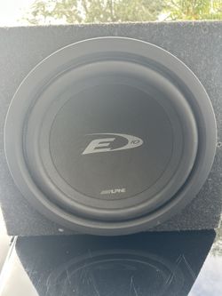 10” Alpine Sub