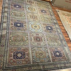 Handwoven Vintage Wool Area Rug