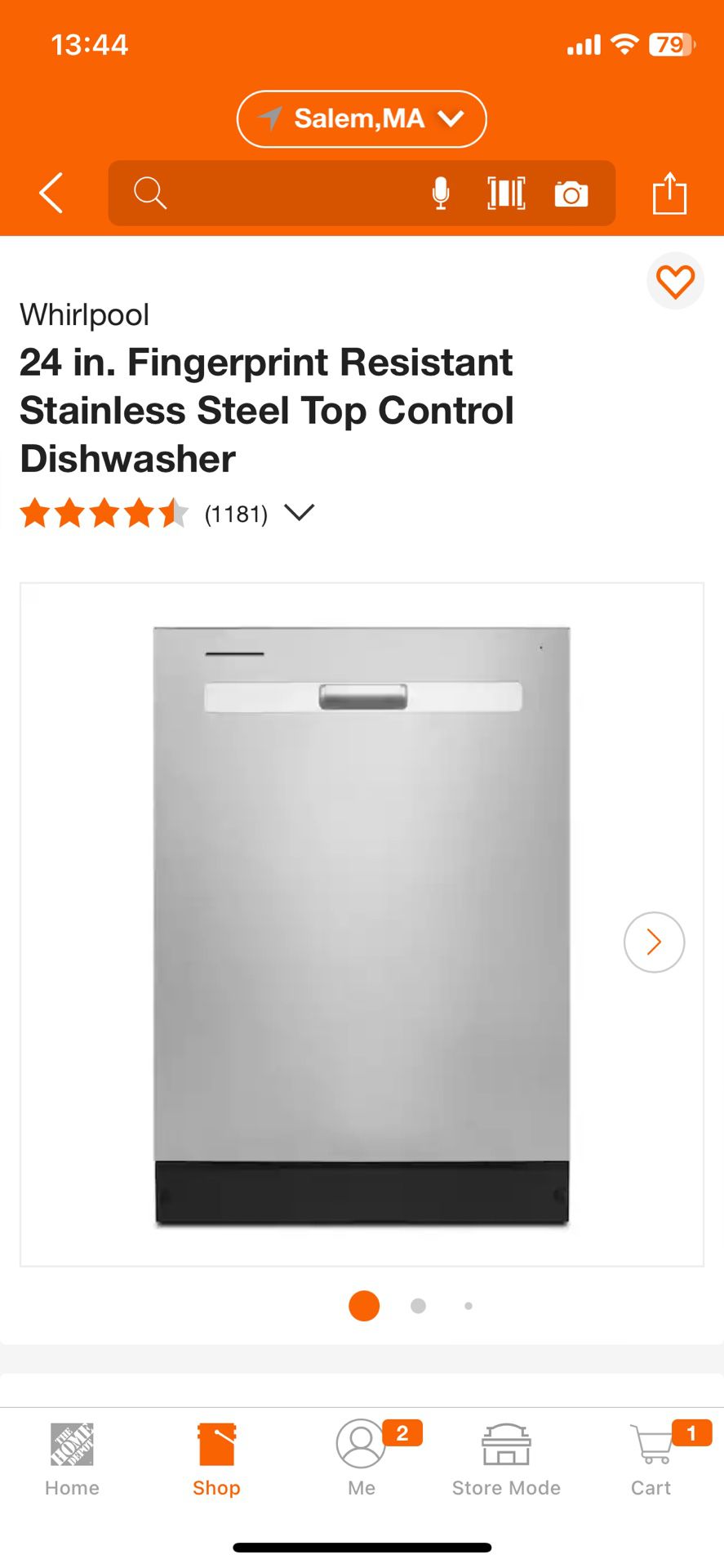 new dishwasher