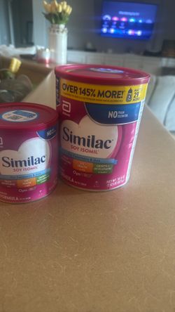 Similac soy isomil 30.8 oz and 12.4 oz