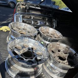 Moto Metal Rims And Ford Oem Front Grill