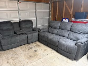 La-Z-Boy Power Reclining Living Room Set - Loveseat And Sofa