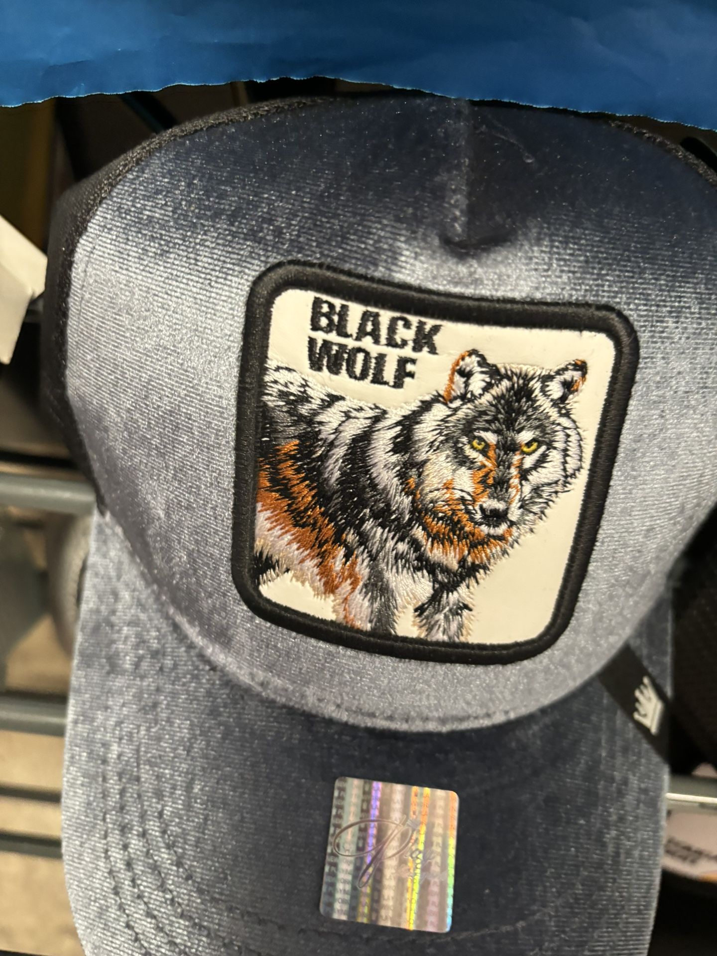 Black Wolf Fashion Hat 
