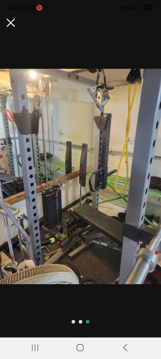 Body Solid Power Rack Lat Attchment 
