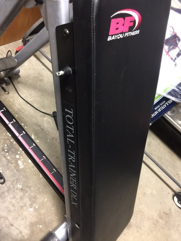 BF Bayou Fitness TOTAL-TRAINER DLX with total trainer Manual and DVDs
