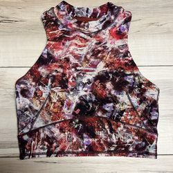 Lululemon Everlux and Mesh Cropped Tank Size 8