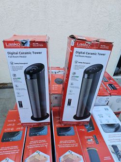 LASKO HEATERS ELECTRIC WITH REMOTE CONTROL ROTATE ECONOMIC ELECTRIC FOR FULL ROOM FOR ANY QUESTION TEXT ME PLEASE