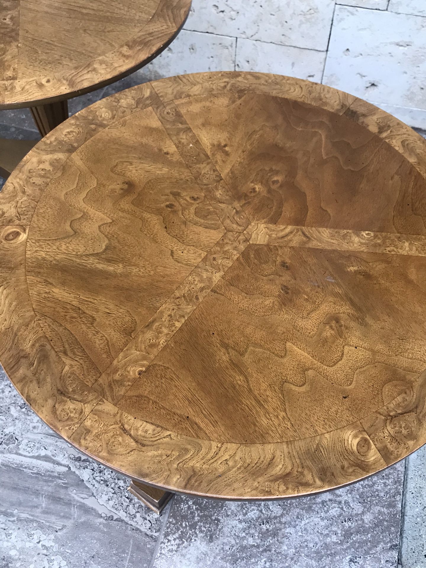 Mid Century - Vintage Beautiful 3 Piece Table Set