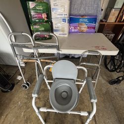 Senior Walkers, Stand And Portable Toliet