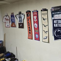 Philly Sports Teams Wool Banners