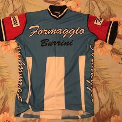 Mens Formaggio bicycle jersey - medium