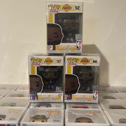 3 LeBron James NBA Funko Pop Bundle Lot