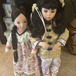 Vintage Oriental Dolls