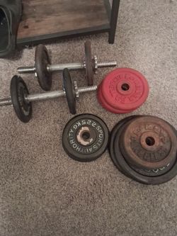 Dumbbells and weight plates