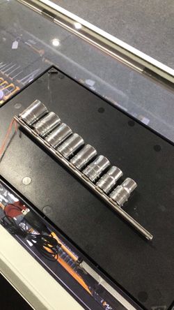 Snap-On USA Metric 8 PC 13MM-22MM 1/2 Inch Drive 12 PT Socket Set 💵  💳  💵  Cash and Card Accepted