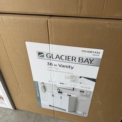 Glacier Bay Oakley 36in White Vanity