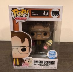 Funko Pop! The Office: Dwight Schrute With Princess Unicorn Doll #1009 Exclusive