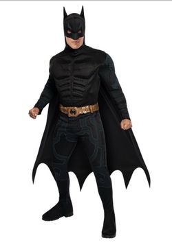*NEW* HALLOWEEN Dark Knight Batman Deluxe Costume Large Adult