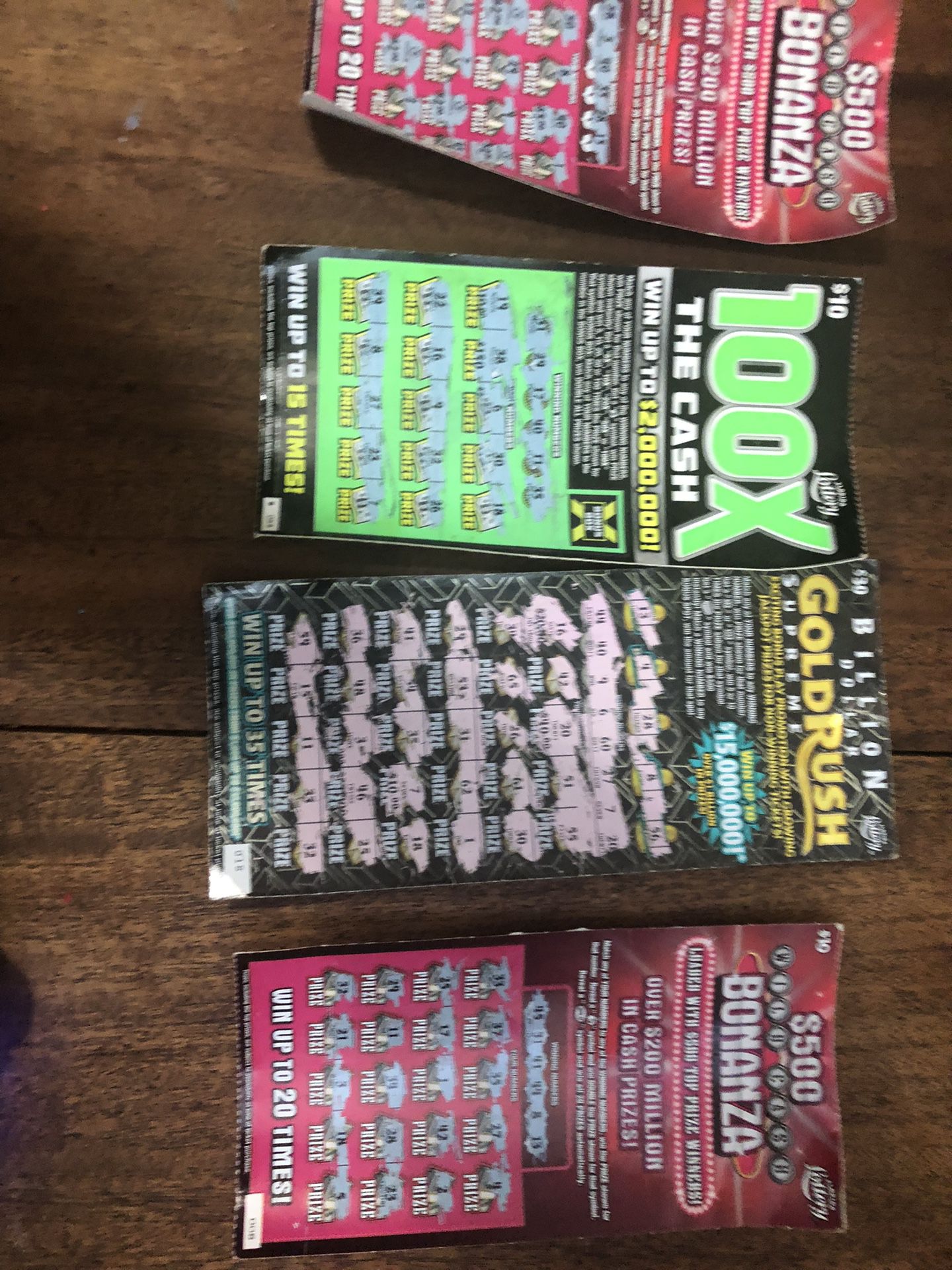$90 Worth Of Florida Lottery Tickets