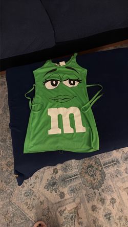 Green M&M Halloween Costume Dress ladies small