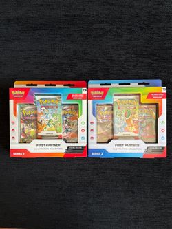 POKÉMON FIRST PARTNER ILLUSTRATION COLLECTION SERIES 2 AND 3