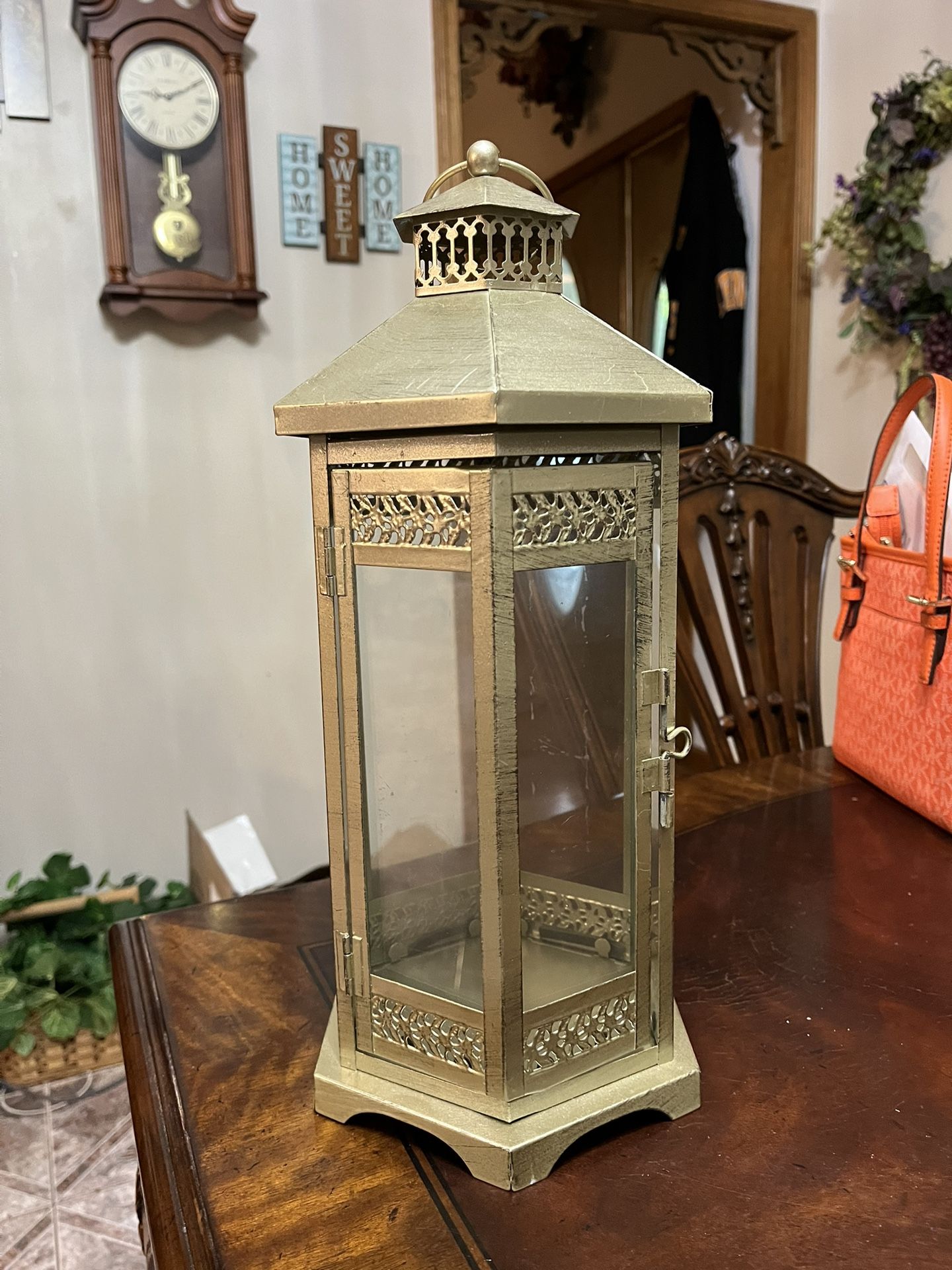 Gold Metal Lantern