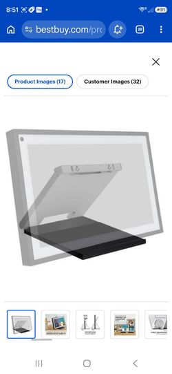 Echo standard bracket adjustable for desktop or wall mount