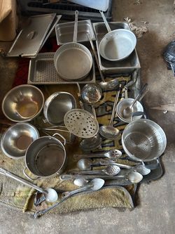 Assorted Kitchen Utensils and Cookware