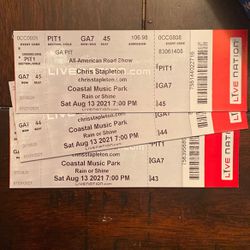 CHRIS Stapleton. Concert Tickets In Raleigh North Carolina Thumbnail