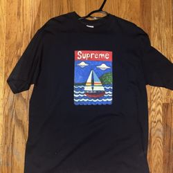 Supreme Sailboat Tee (Black) L