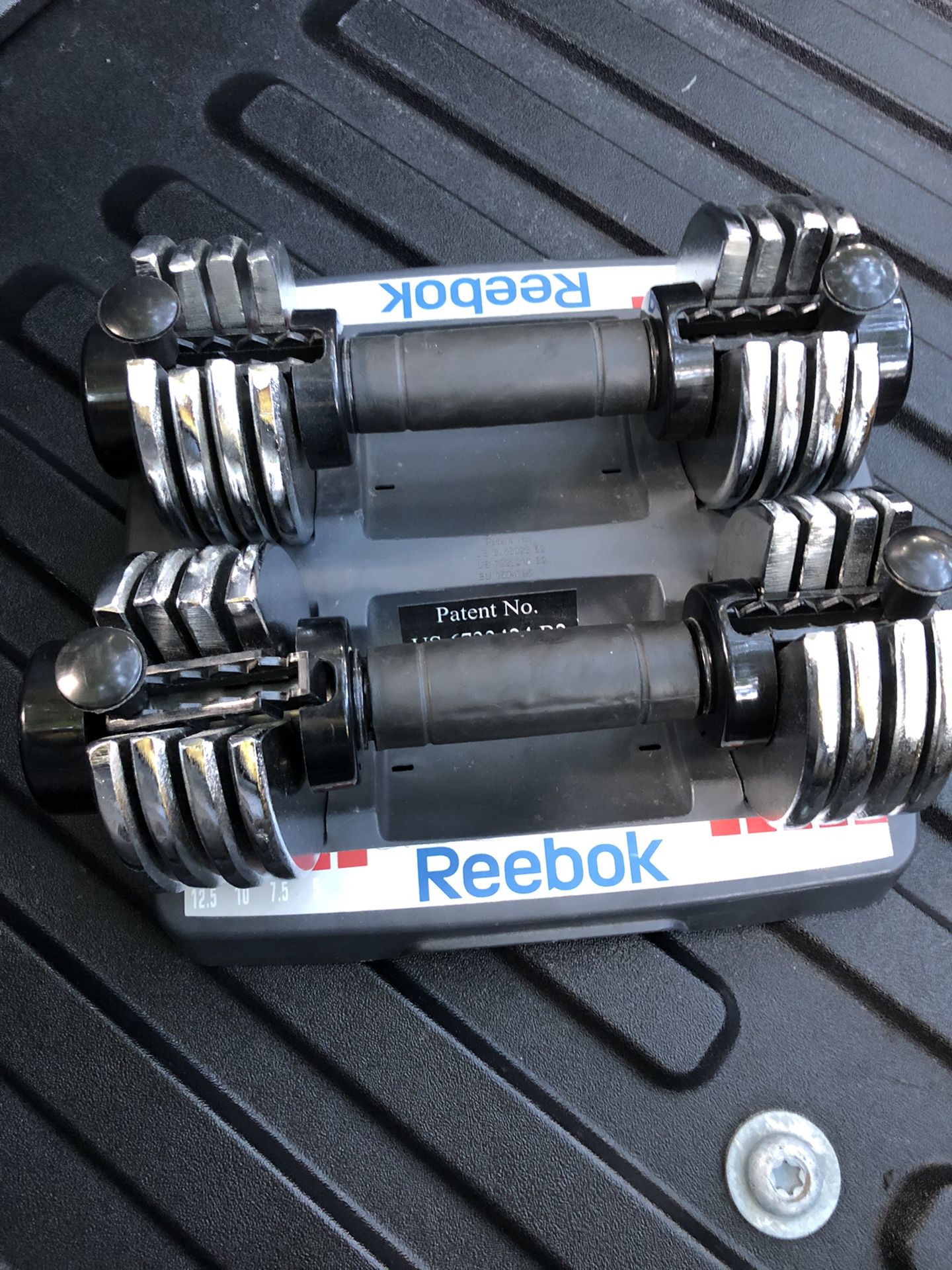 Reebok dumbbell weights