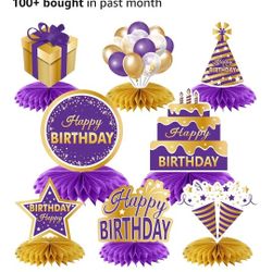 Birthday Table TOPPERS