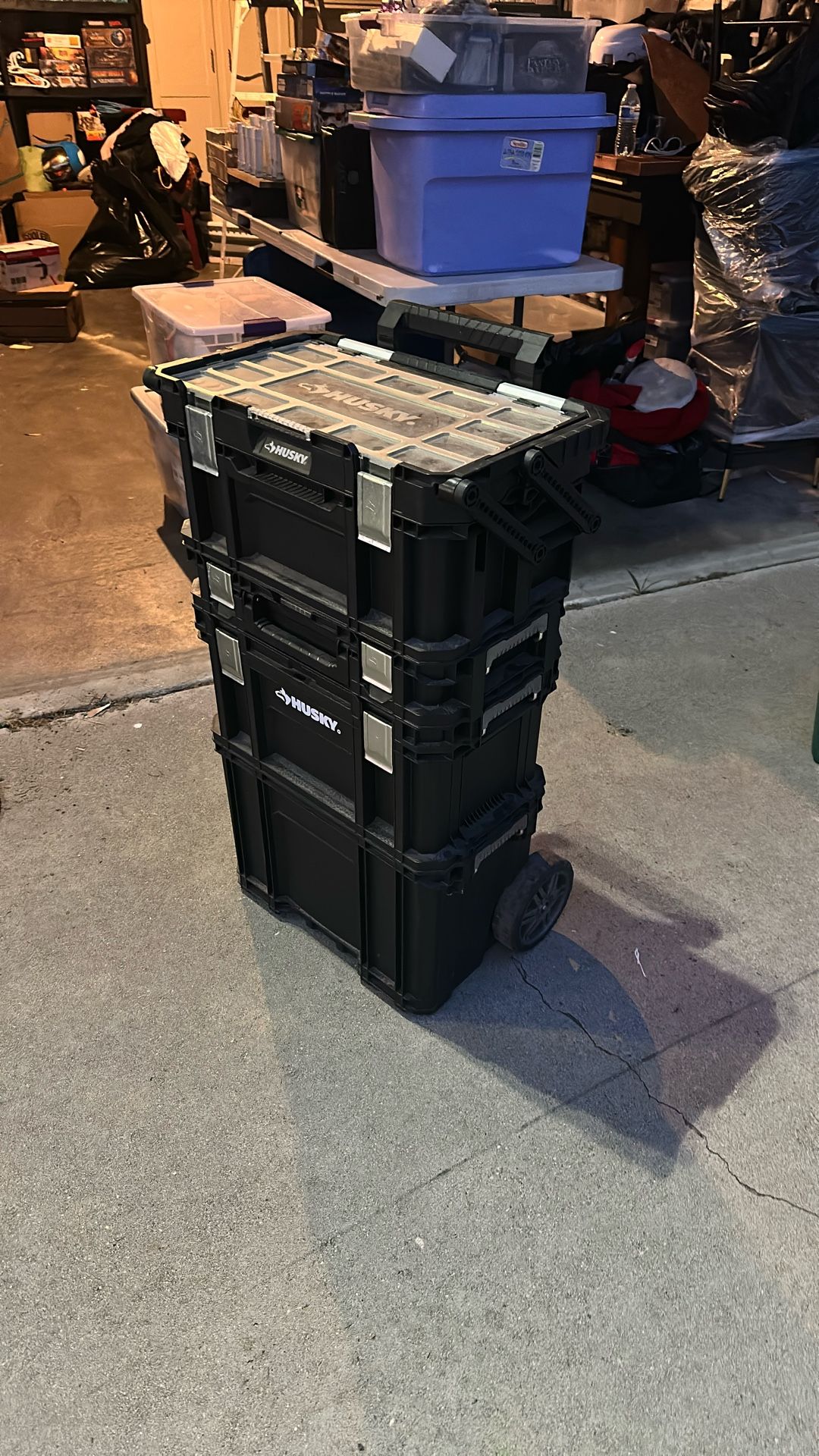 Husky Stackable Tool Boxes