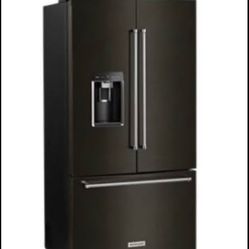 23.8 Cu. Ft. 36" Counter-Depth French Door Platinum Interior Refrigerator With PrintShield™ Finish