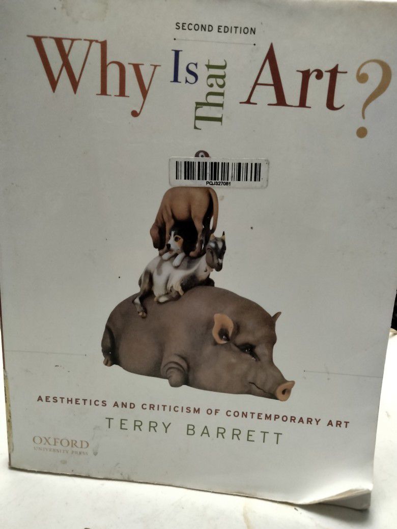 Why Is That Art? Book