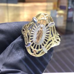 10k Gold Virgin Mary Ring Size8 Available In Stock..