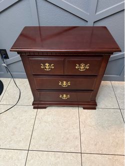 Wood night stand