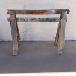 Pair of Wood Saw Horses - $20