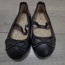 Cat & Jack Black Toddler Flat Shoes 