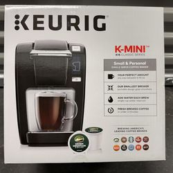 Brand New Sealed Keurig K-Mini K15 Coffee Maker – Black