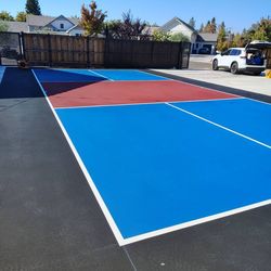 basketball/ tennis court/ pickleball